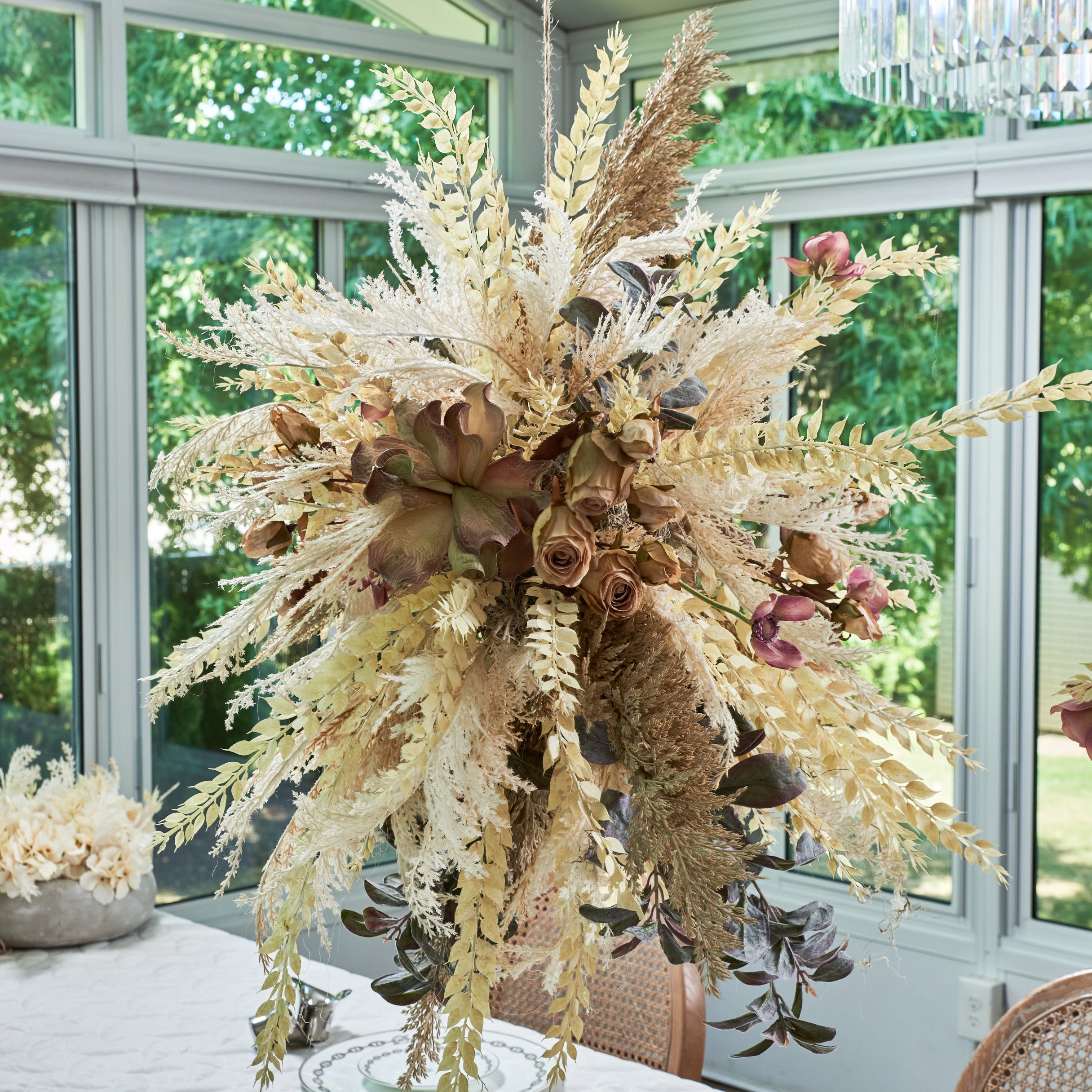 Flaura Vintage Autumn Hanging Chandelier Ball