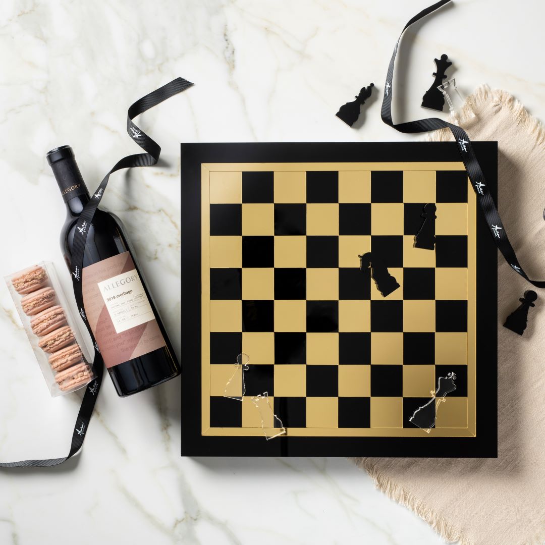 Luxe Lucite Chess Gift Package