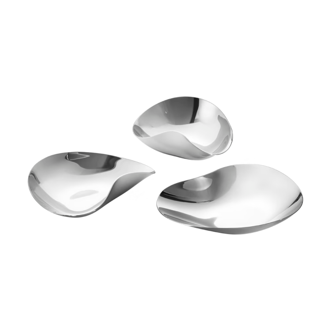 Georg Jensen Indulgence Stainless Steel Condiment Bowls- Set of 3