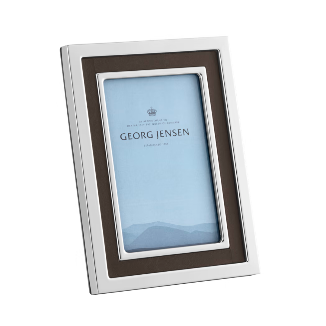 Georg Jensen Manhattan Mirror & Leather Frame | Aura Home