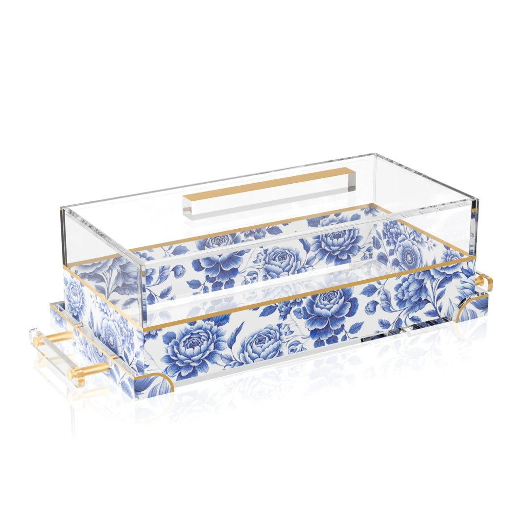 Maison Bloom Cake Log Holder & Tray