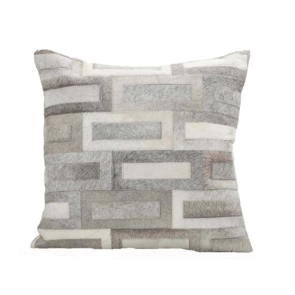 Flagstone Cowhide Cushion