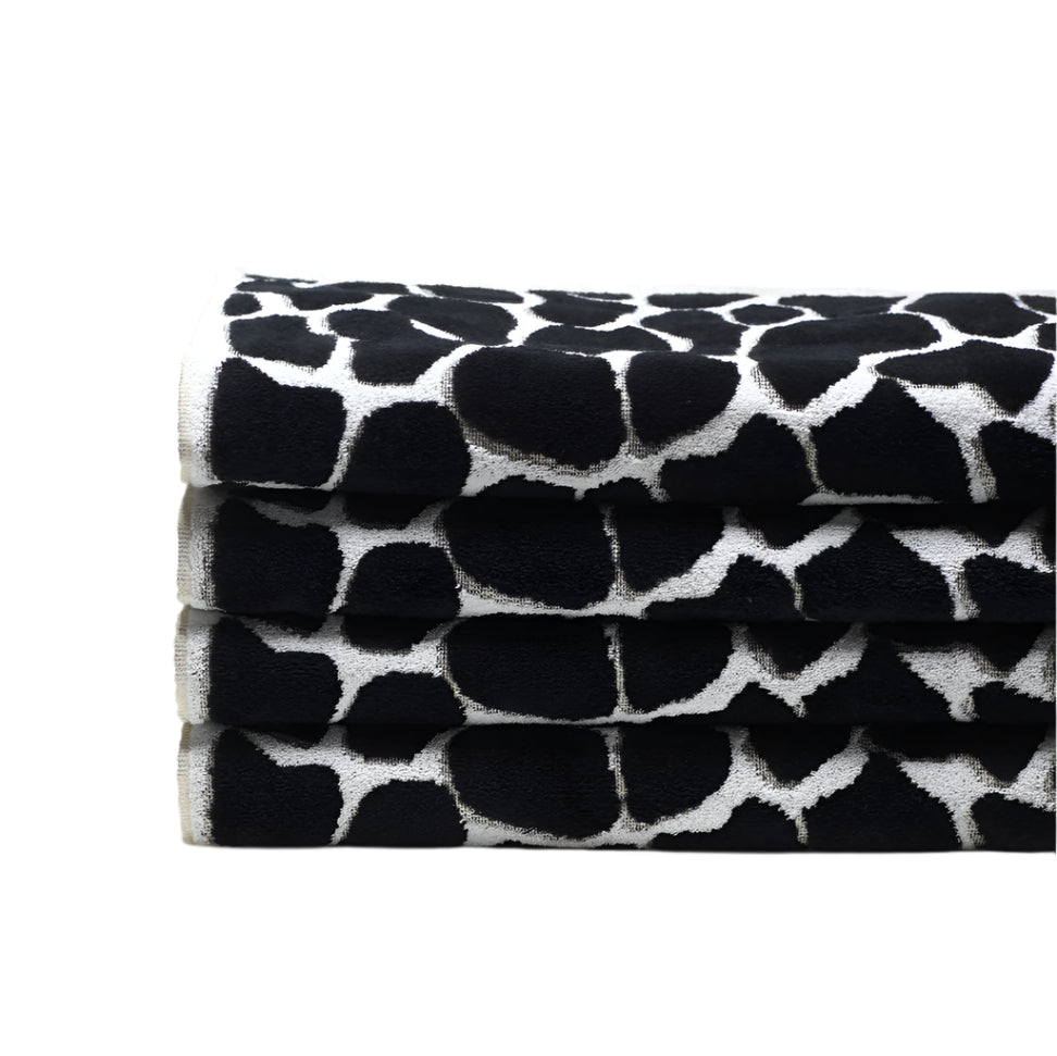 Dazzle Black & White Hand Towel