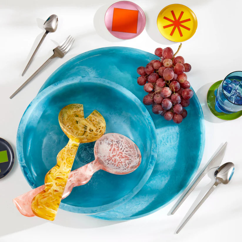 Jonathan Adler Como Ripple Salad Serving Set - Thumbnail 2