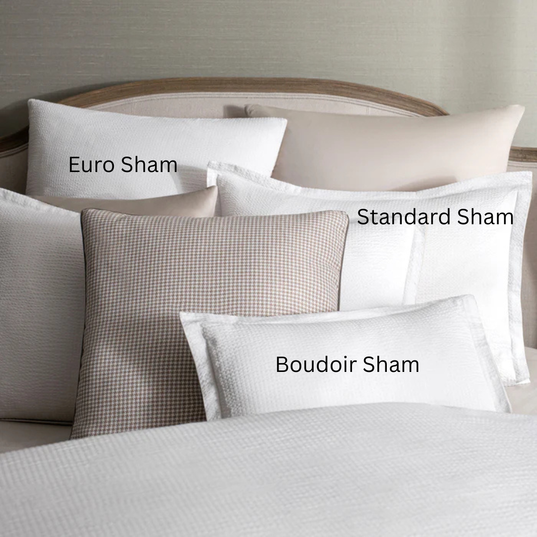 AVA Fine Linen Riviera Seersucker Duvet Set- White/Taupe