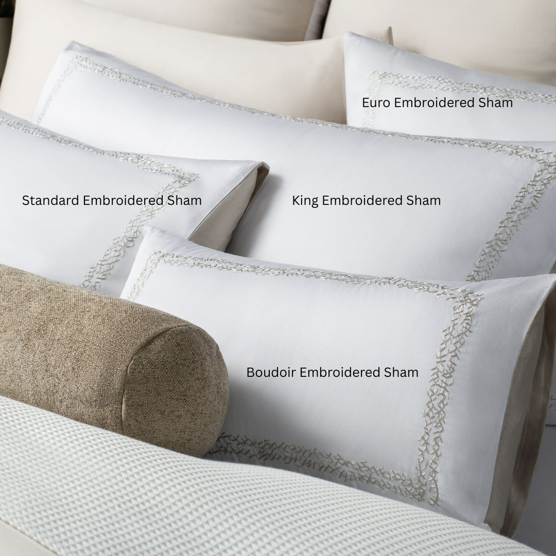 AVA Fine Linen SoHo Duvet Set- Taupe