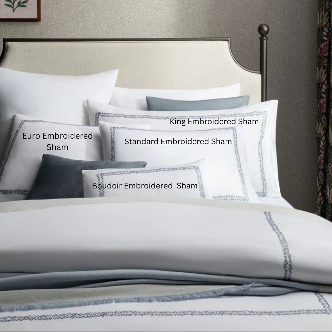 AVA Fine Linen SoHo Duvet Set- Stonewash