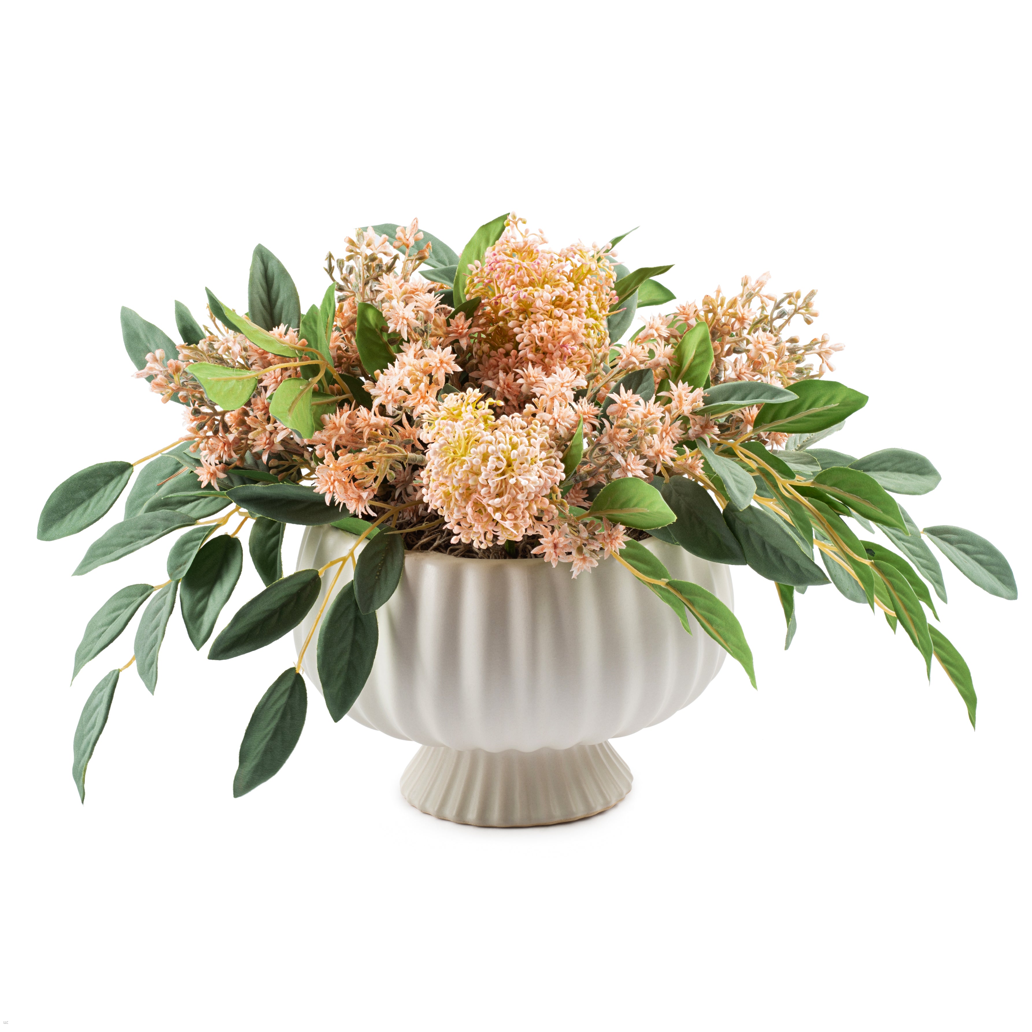 Flaura Light Pink Greenery Arrangement