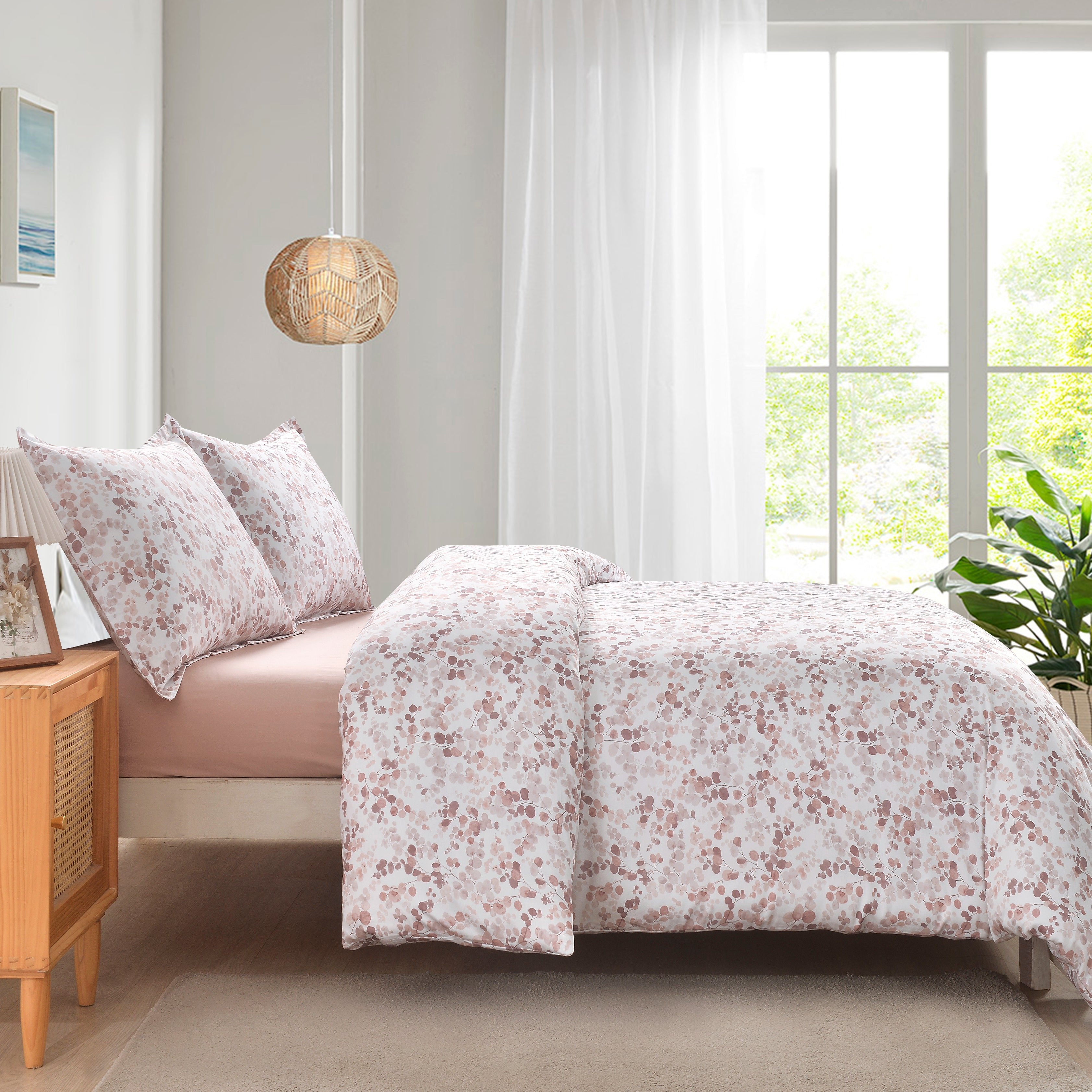 Aura Home French Rose Duvet Set