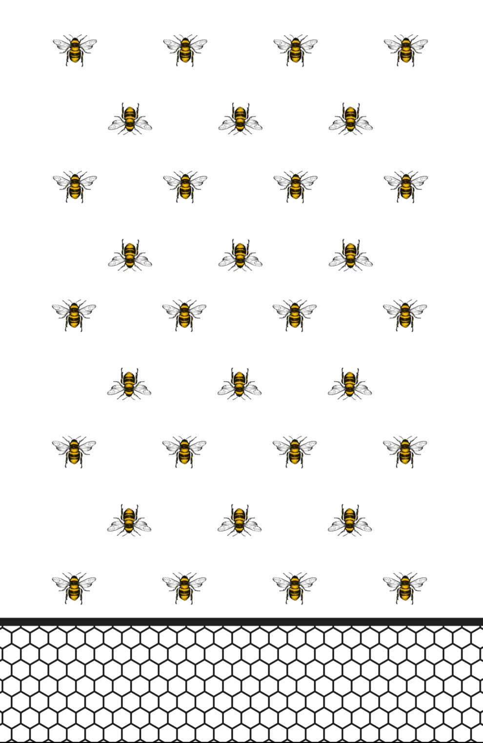 Bee Printed Guest Towel