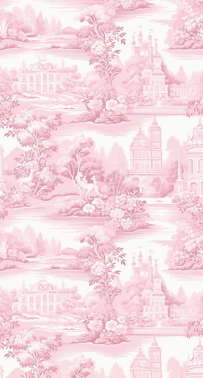 Pink Toile Napkin