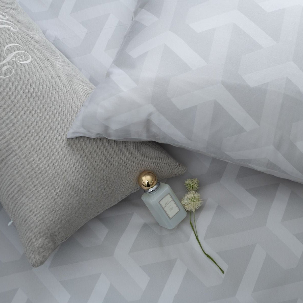 Aura Home Annabelle Dart Duvet Set