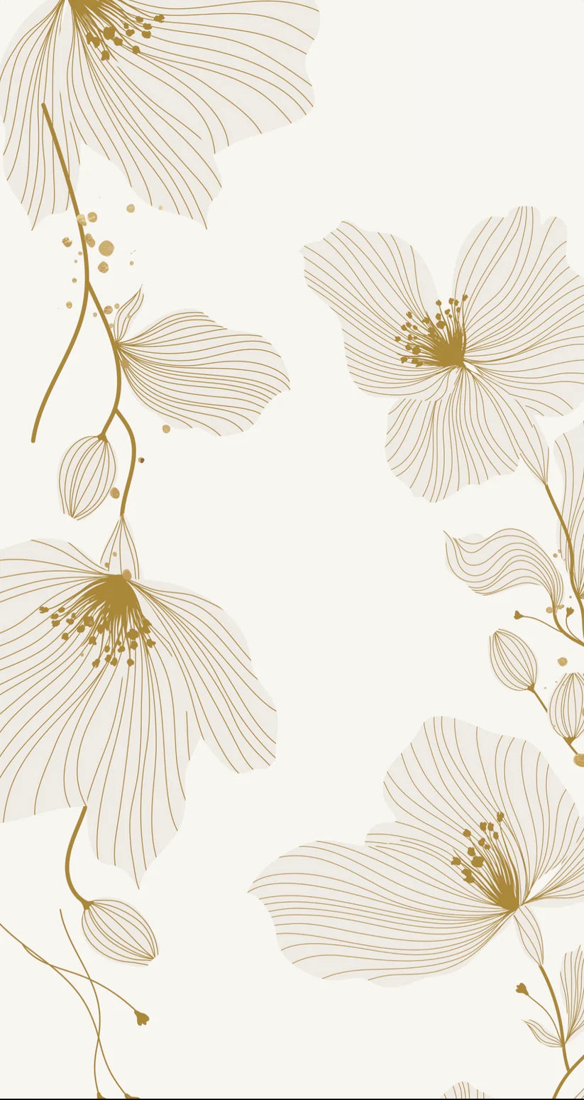 Gold Flower Guest Towel Napkin