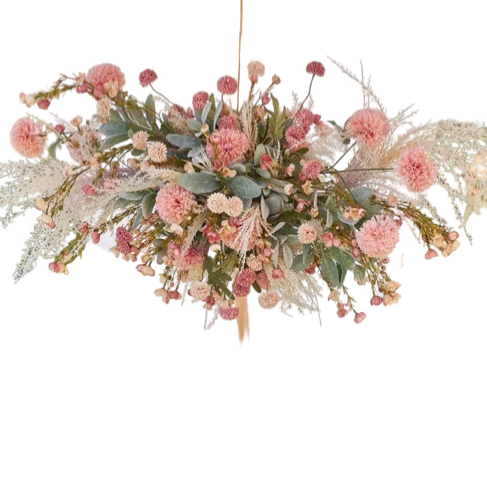 Meadow Bloom Floral Hanging Chandelier