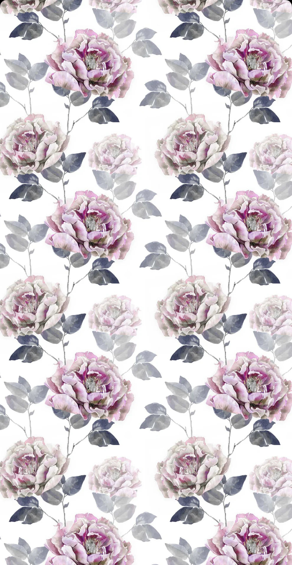 Purple Rose Printed Guest Towel