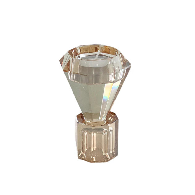Double Ended Crystal Candlestick