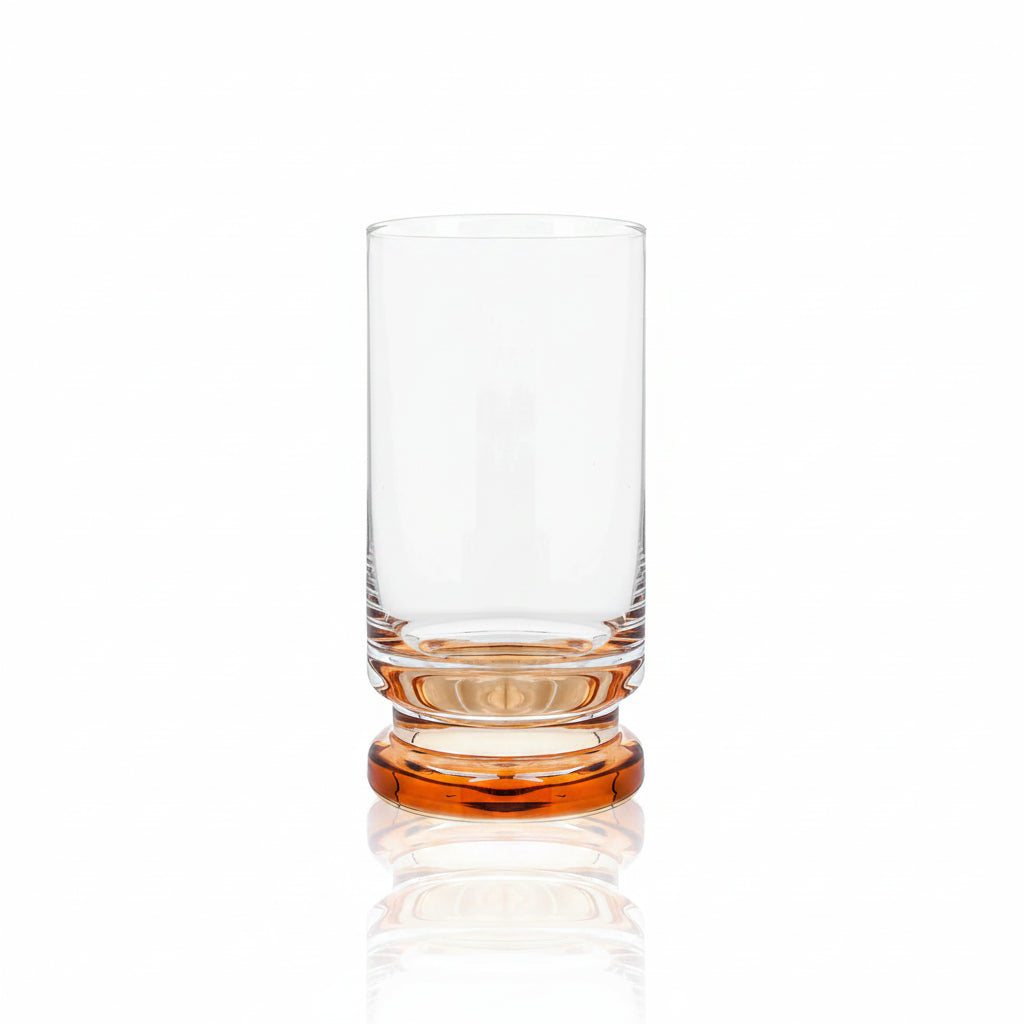 Colored Base Highball Glasses