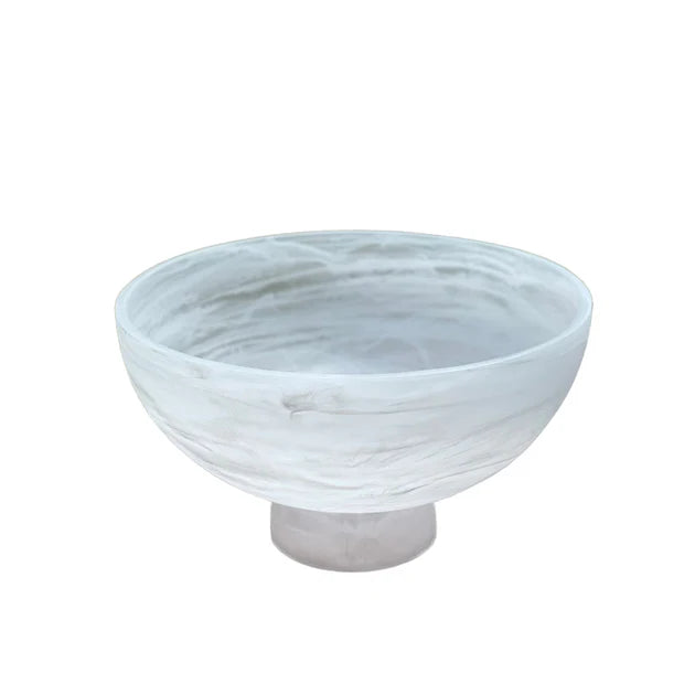 Resin  Swirl Raised Salad Bowl