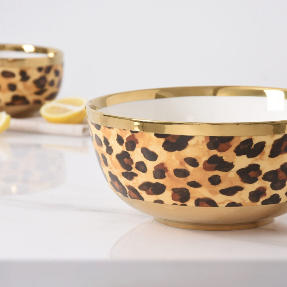 Animal Print Leo Bowl