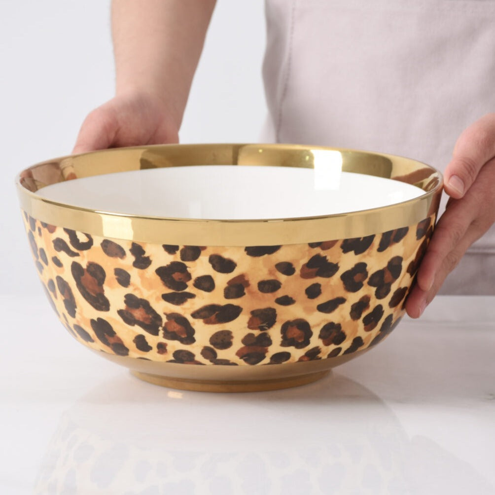 Animal Print Leo Bowl