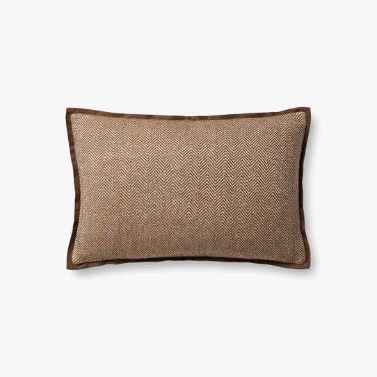 Jean Stoffer × Loloi Rugs Herringbone Pillow