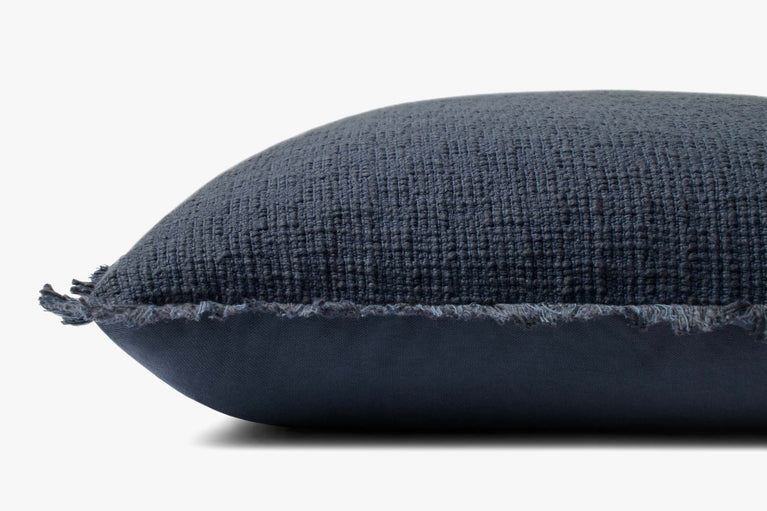 Meadowlark Midnight Woven Pillow