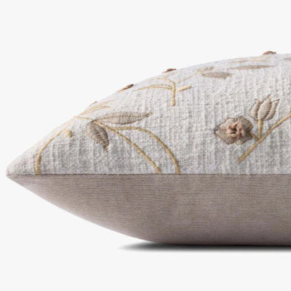 3D Floral Natural Pillow