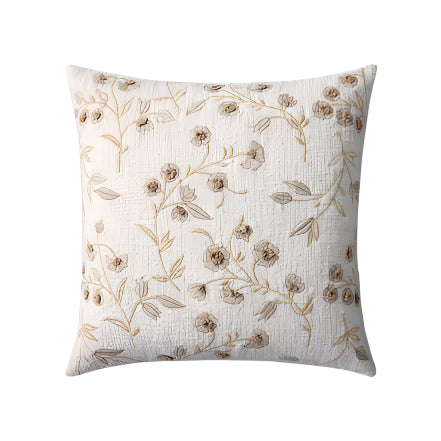 3D Floral Natural Pillow