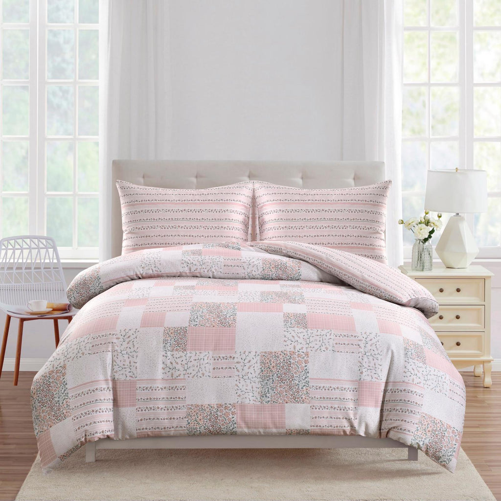 DH Grace Duvet Set  Grey sheets, Duvet sets, Pink sheets