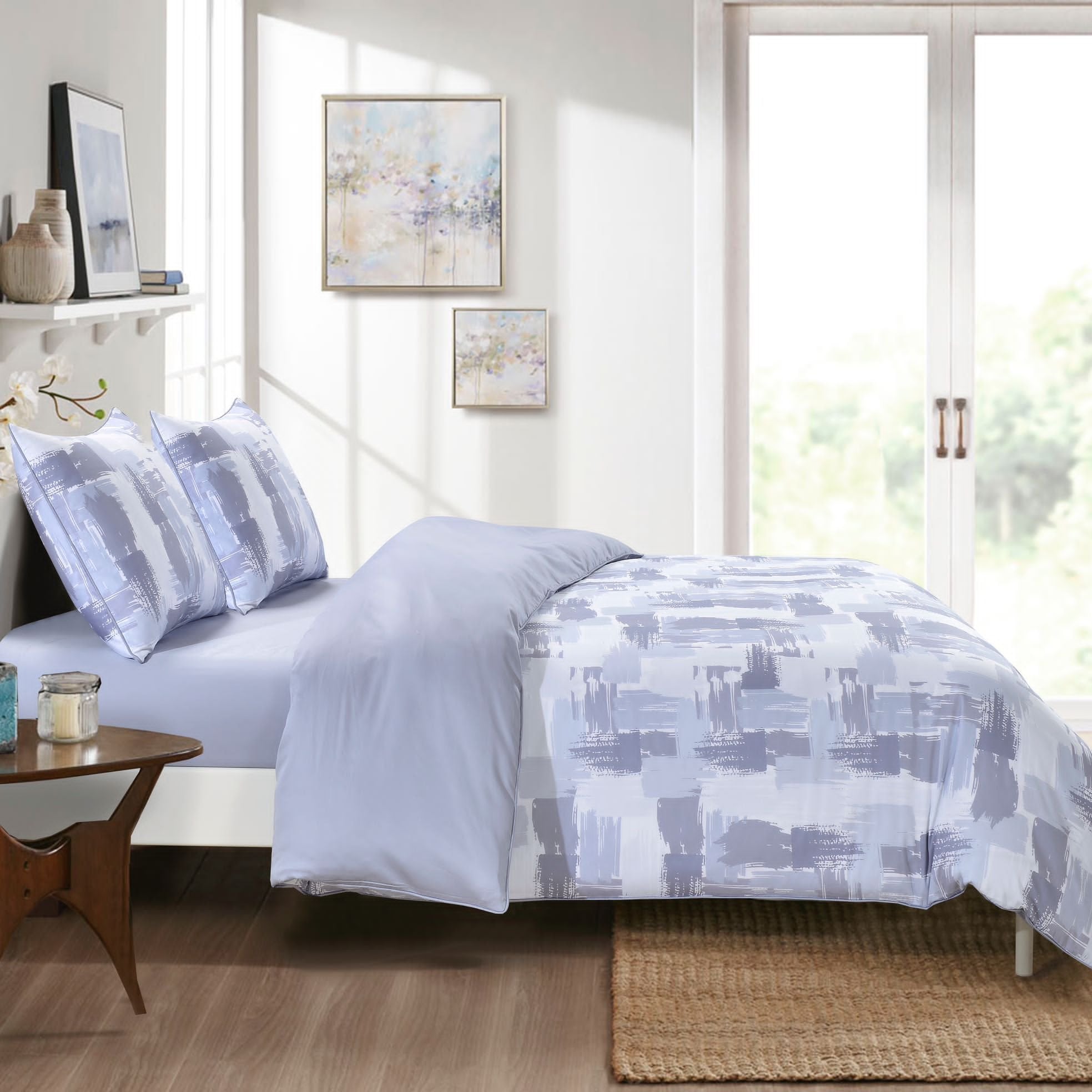 Aura & Belle Shades of Blue Duvet Set