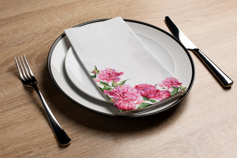 Peony Perfect - Printed Guest Towel