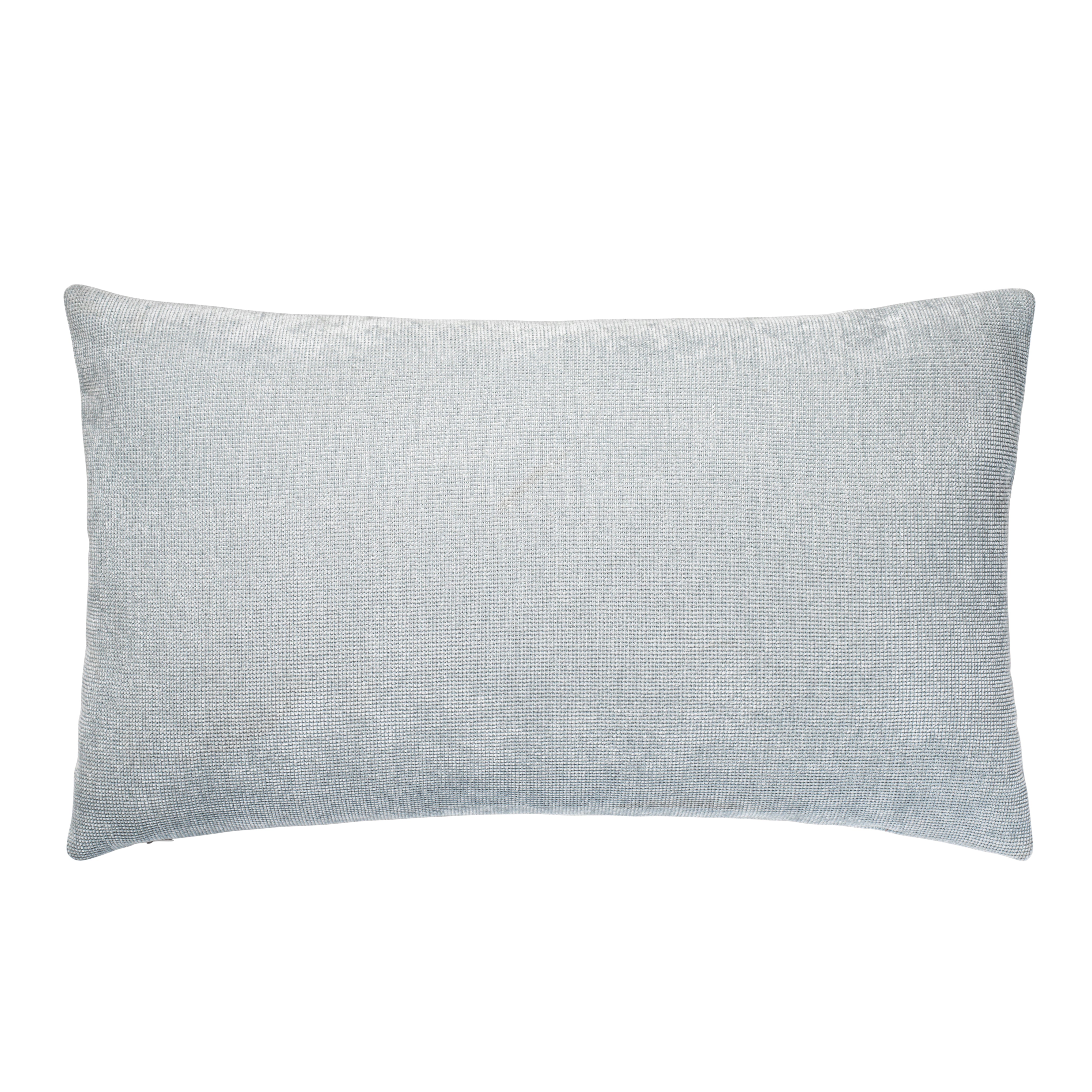 Aura Home Grey Stone Micro-Velvet Throw Pillow