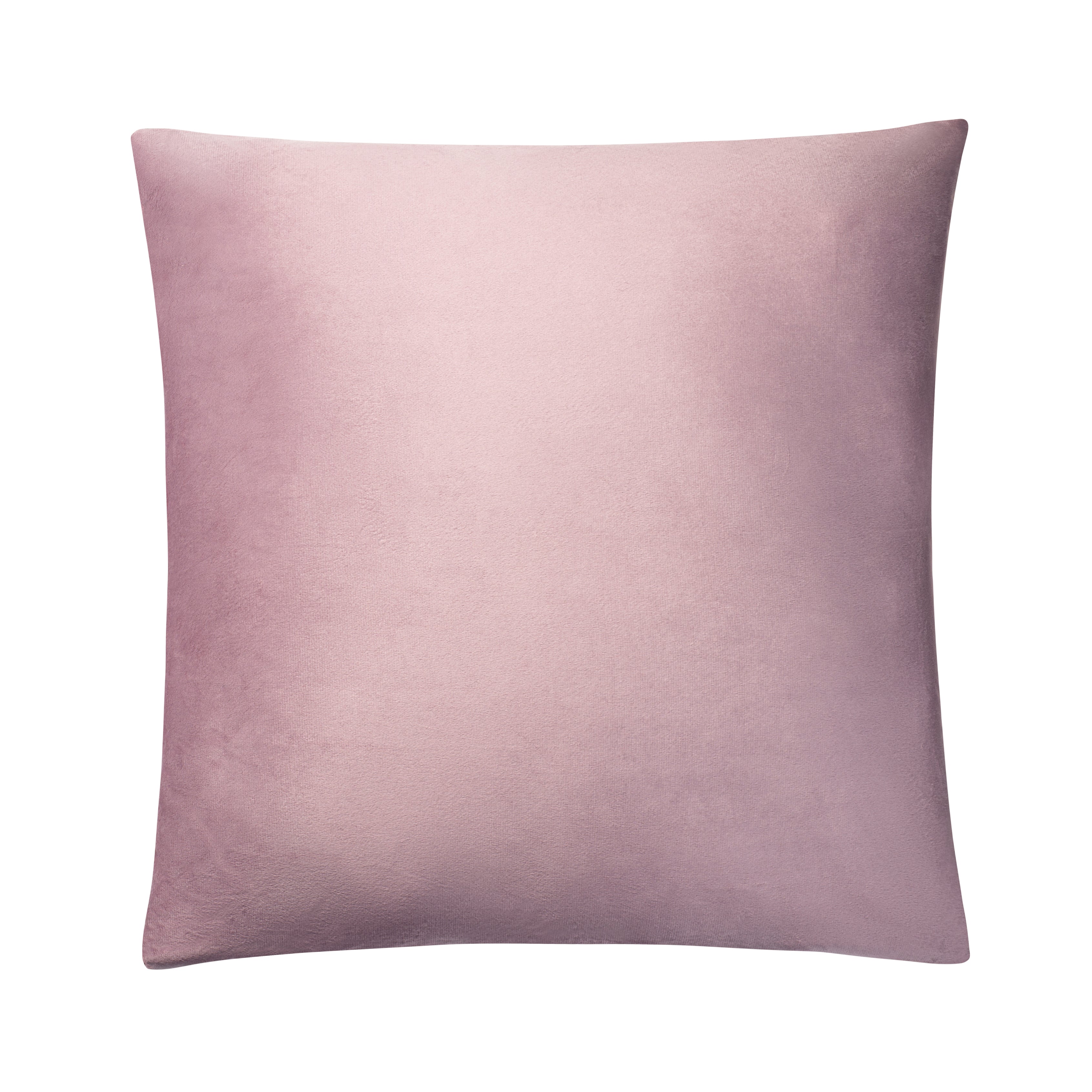 Aura Home Two-Tone Pink/Grey Velvet Throw Pillow