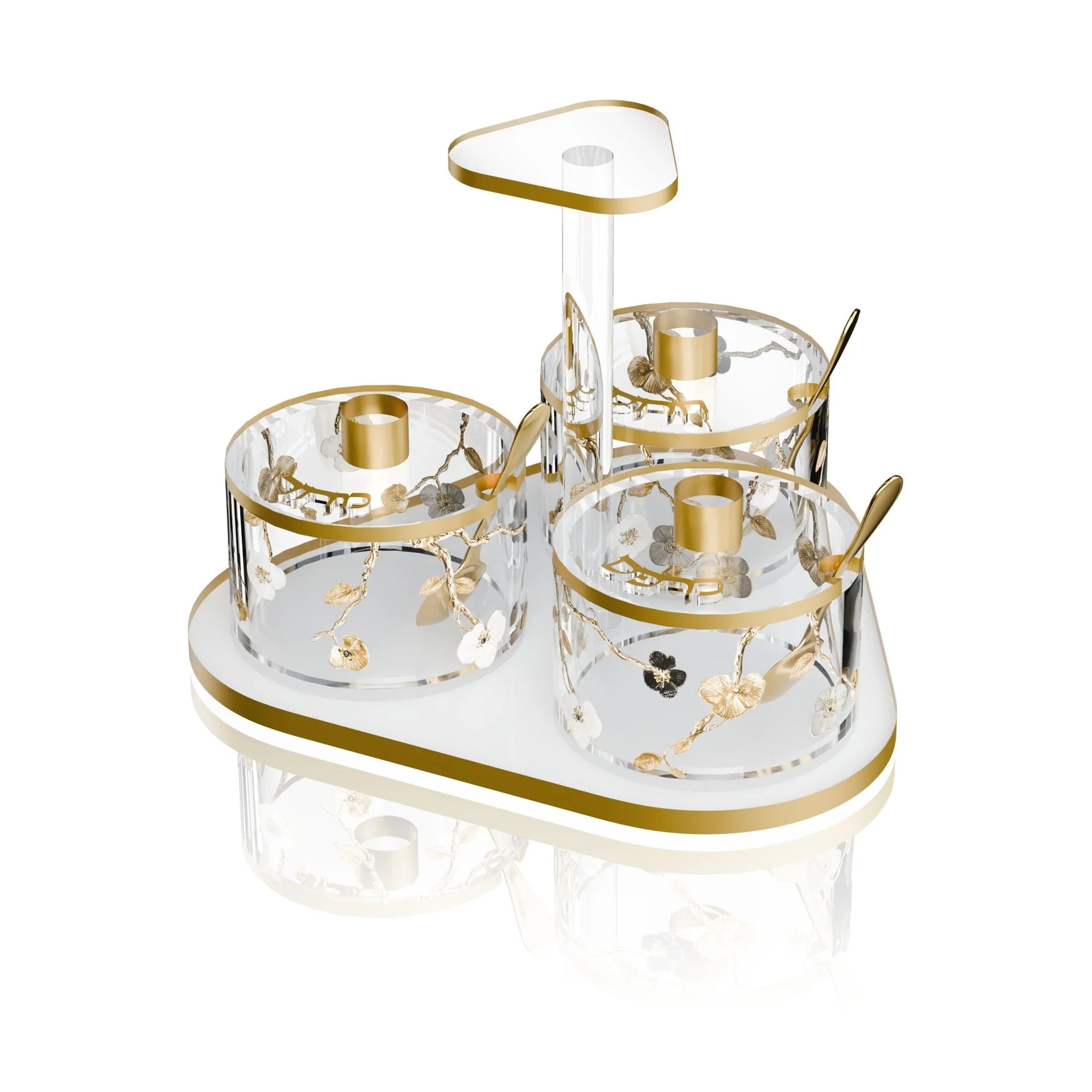 Ornate Garden Seder Night Dish Set