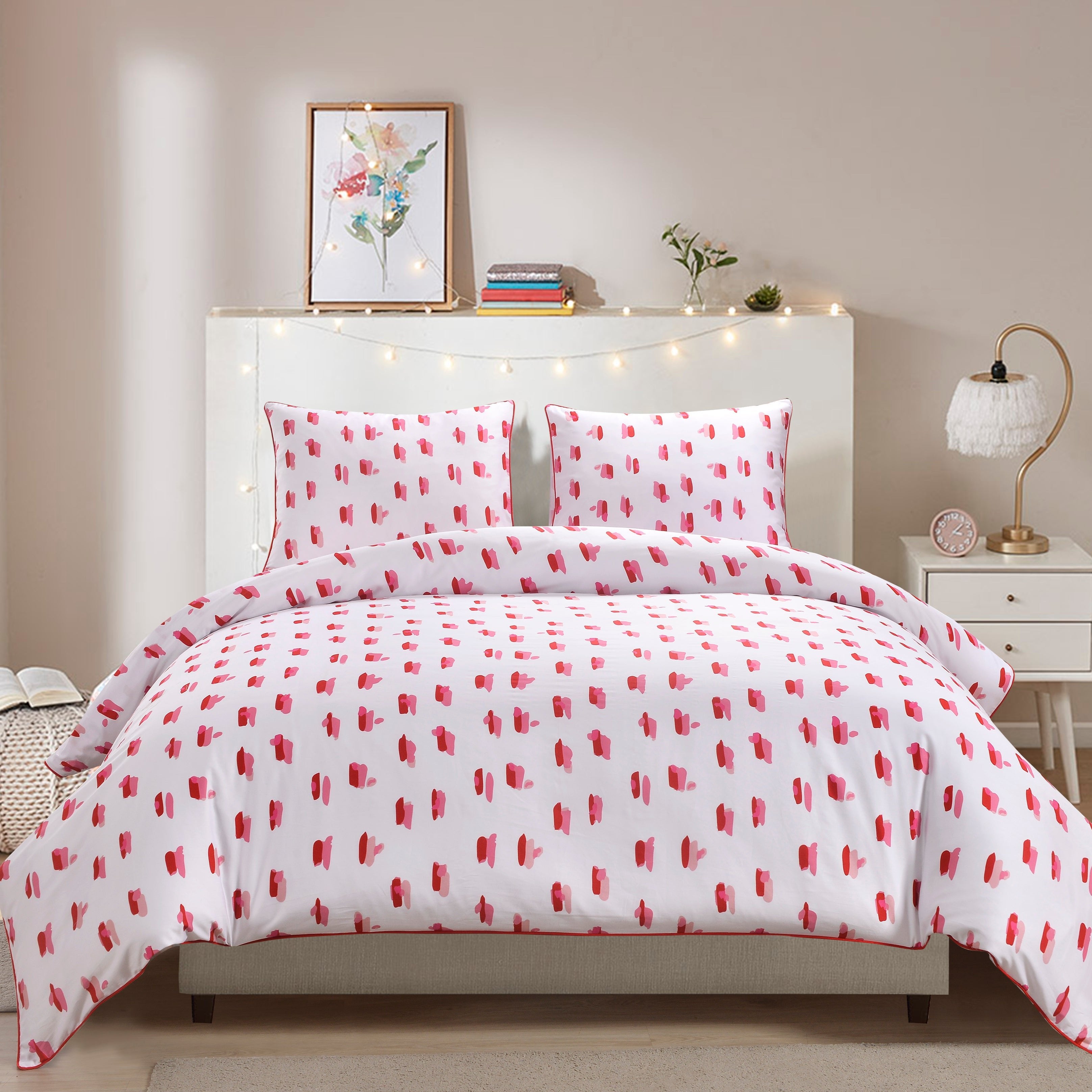 Aura Home Plié Speckled Duvet Set