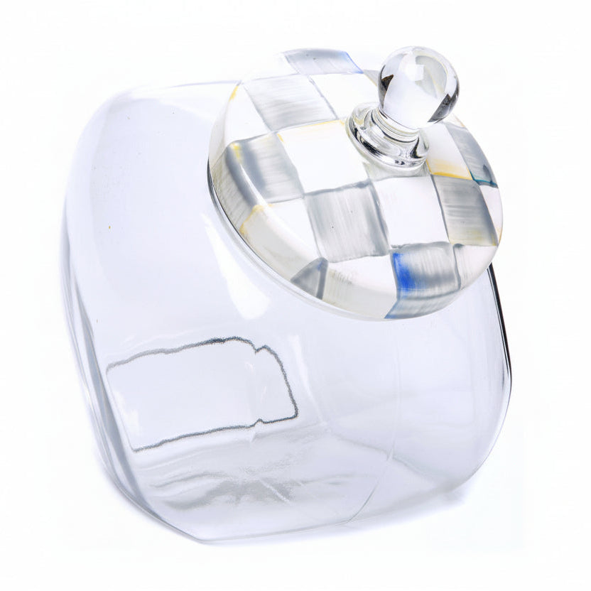 MacKenzie-Childs Check Cookie Jar