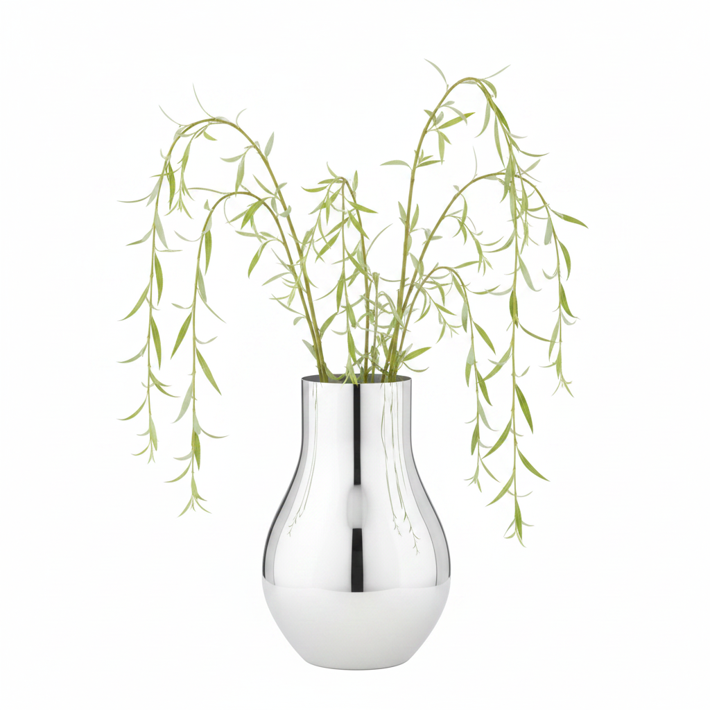   Cafu Vase M-size ★新品・未使用★ Georg Jensen Cafu Stainless Steel Vase