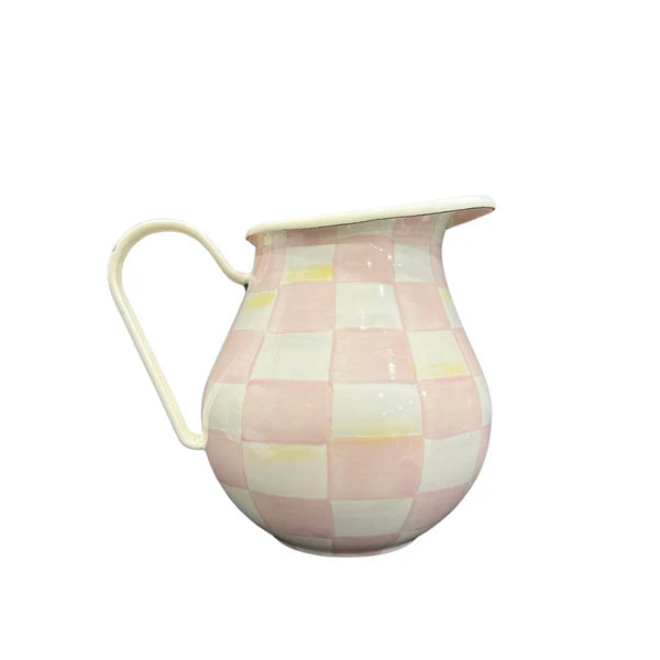 MacKenzie-Childs Check Round Pitcher
