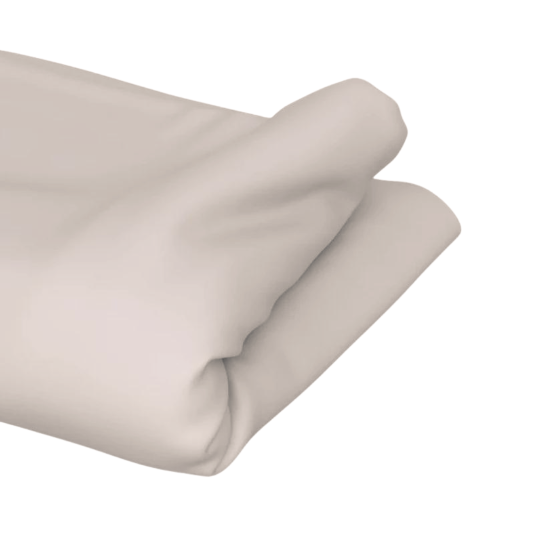 Aura Home Greige Sateen Fitted Sheet (Agate Wave)