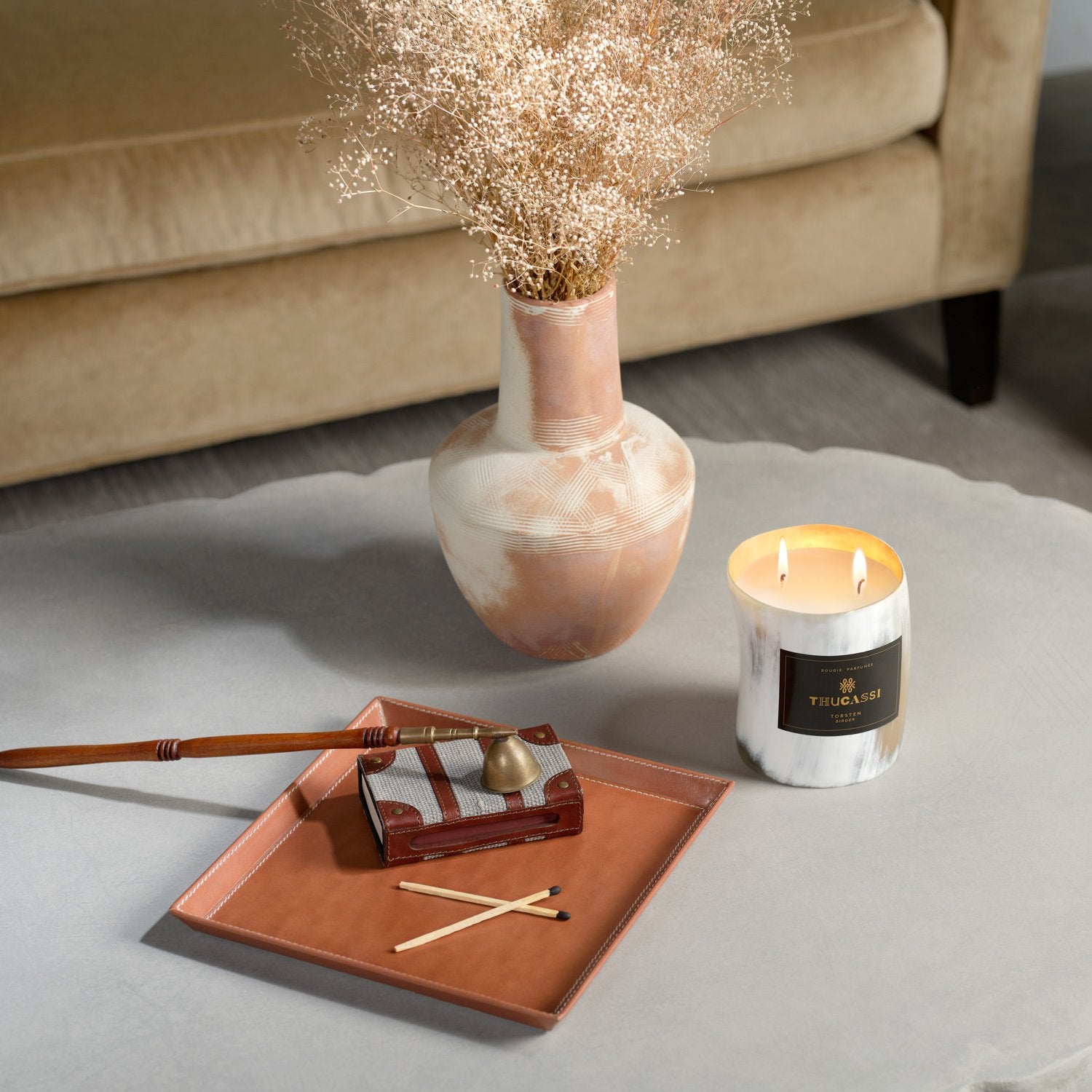 Thorsten Liv Natural Horn Candle