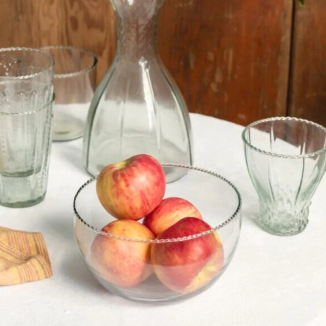 Ruffle Glass Bowl- Small