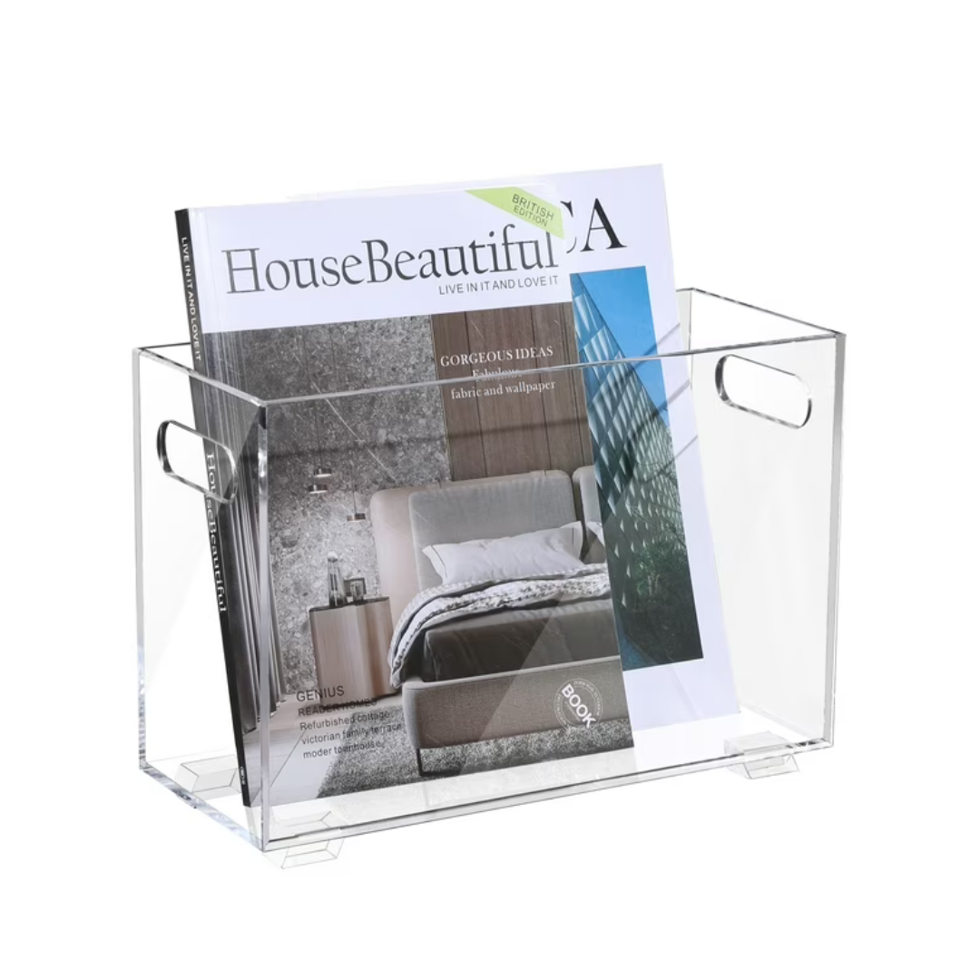 Acrylic Magazine Holders with Legs