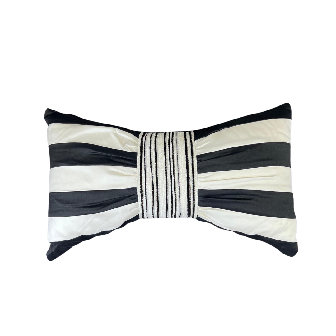 MacKenzie-Childs Marquee Bow Pillow