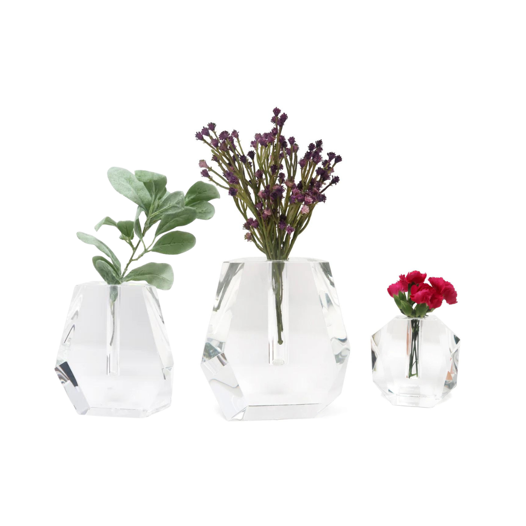 Crystal Bud Vase Dimensional Design