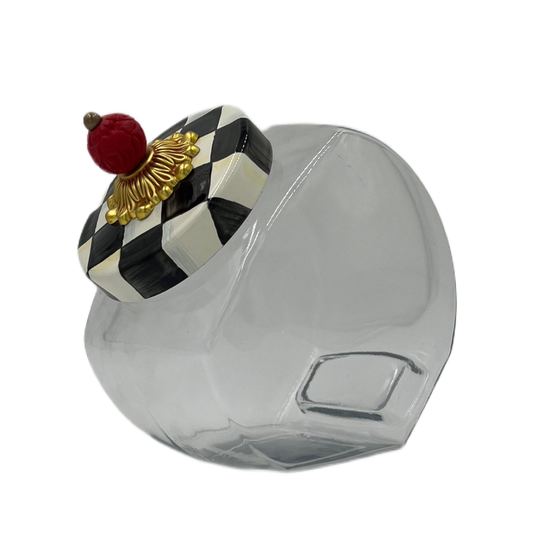 MacKenzie-Childs Check Cookie Jar