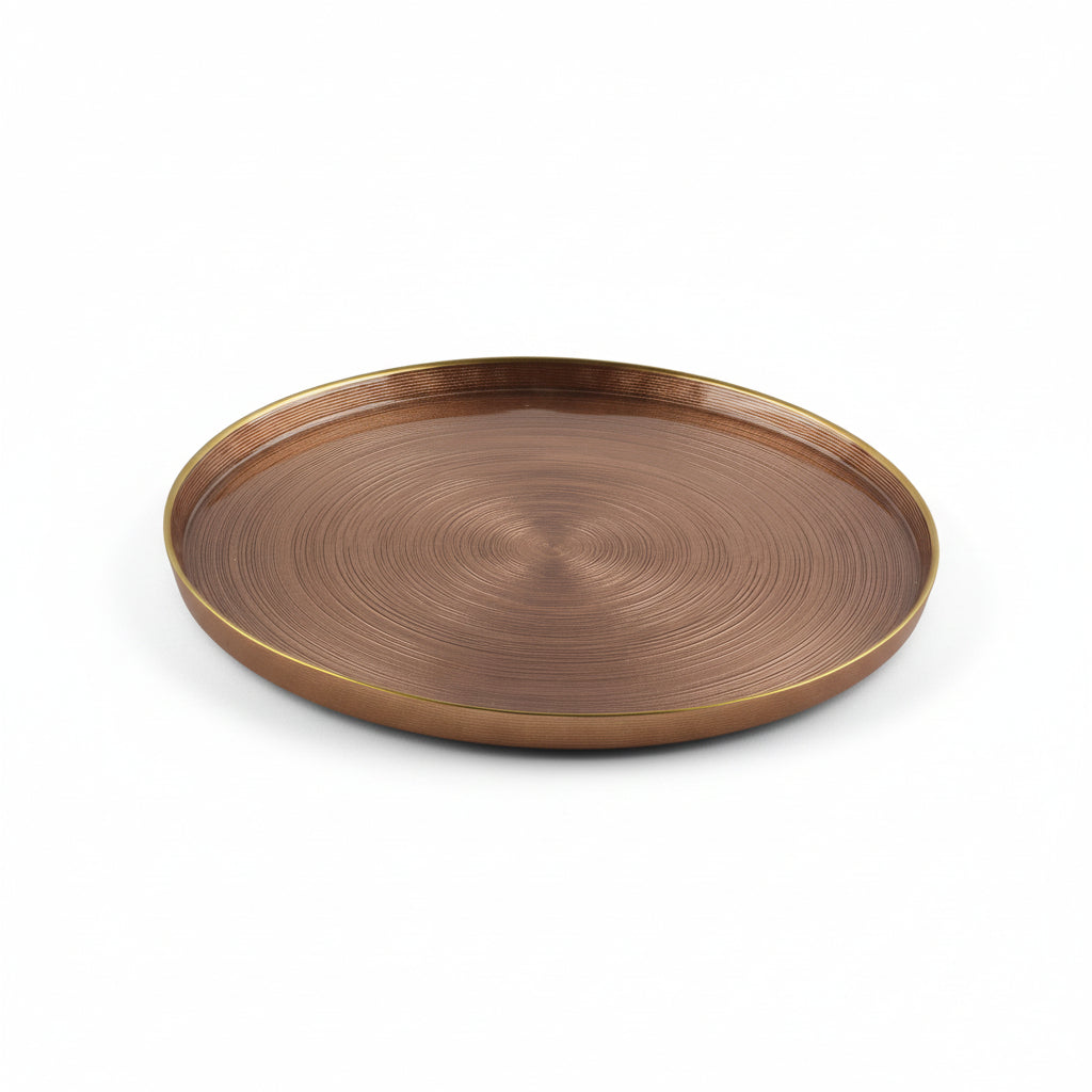 Chargers with Wall and Gold Rim