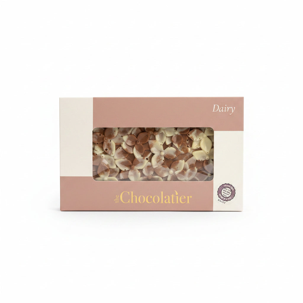 The Chocolatier Floral Praline Dairy Chocolate Bars
