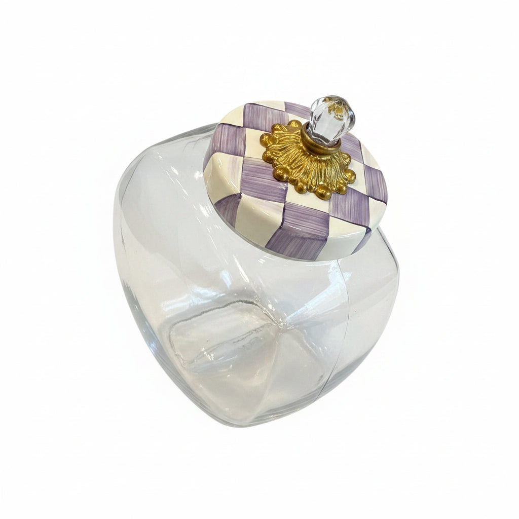 MacKenzie-Childs Check Sweets Jar