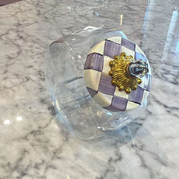 MacKenzie-Childs Check Sweets Jar