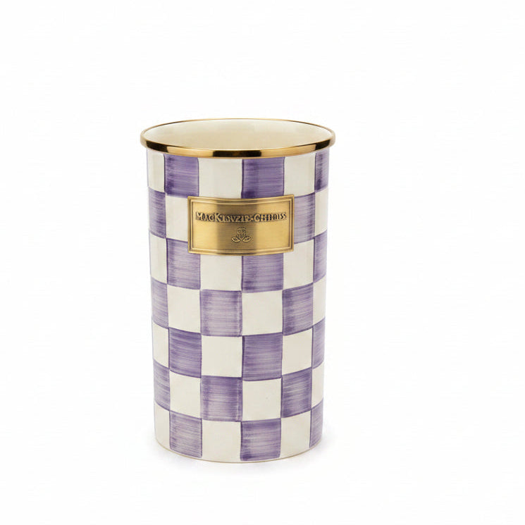 MacKenzie-Childs Check Utensil Holder